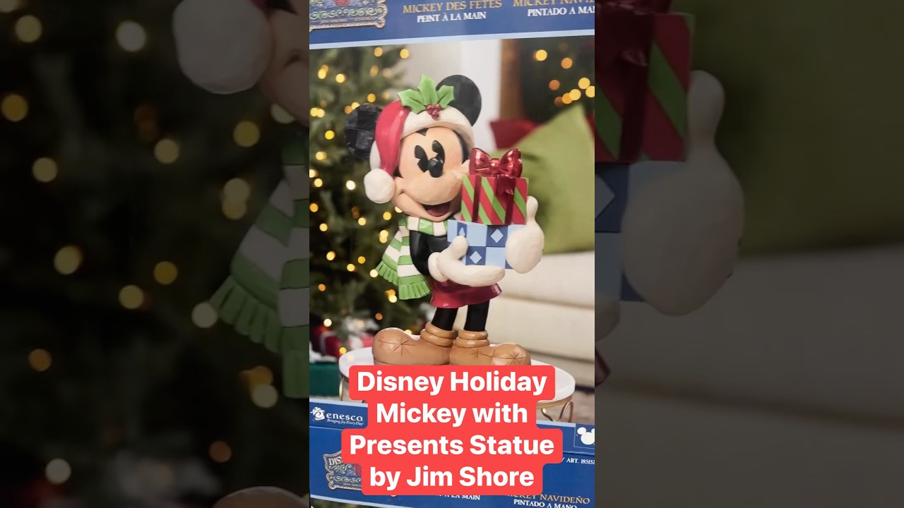 🗣️@CostcoShoppers 👉 Disney Holiday Mickey with Presents Statue by Jim Shore. #shorts
