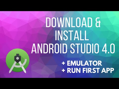 How to install Android Studio 4 0 May 2020 Emulator Running First Application