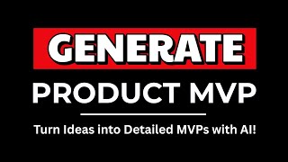 Download the video "Build AI Apps Faster: Generate MVP Plans with CreateMVPs.app – AI-Powered PRD Tool 🚀"