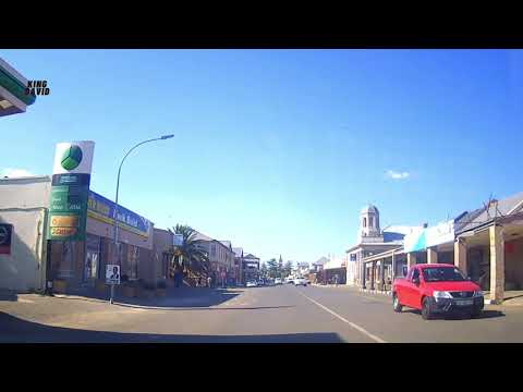 Driving in Vrede Town - Free State RSA