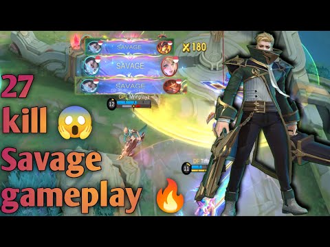 27 KILLS + 2x SAVAGE 😱| UNSTOPPABLE GRANGER Gameplay | Perfect Build & Insane Burst Damage ~Moba 5v5