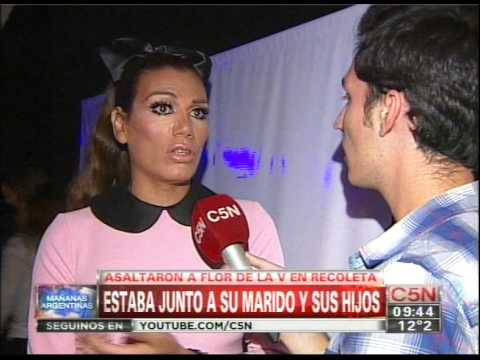 C5N - POLICIALES: ASALTARON A FLORENCIA DE LA VE EN RECOLETA