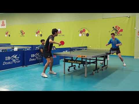 Zakria 1986 vs Emile 1159 - GroupB U2000 - Ontario MyTTC Challenge Aug 2023