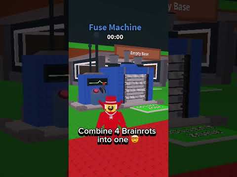 NEW FUSE MACHINE IN STEAL A BRAINROT #stealabrainrot #roblox
