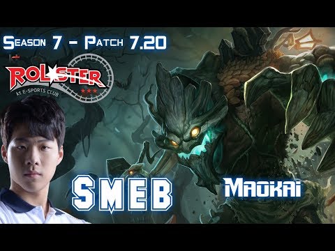 KT Smeb MAOKAI vs CHO'GATH Top - Patch 7.20 KR Ranked