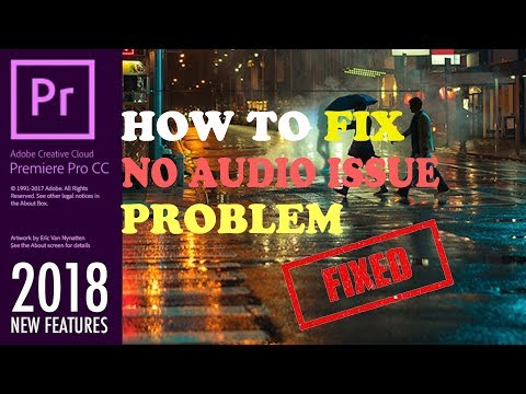 How to Fix No Audio Issue Problem Problem Adobe Premiere Pro