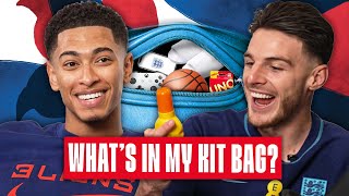 Jude Bellingham & Declan Rice Reveal Their World Cup Kit Bag Essentials | Kit Bag 🎒