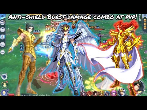Saint Seiya: Awakening (KOTZ) - Anti-Shield Burst Damage Combo Lineup at PvP!