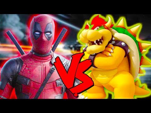 Deadpool Vs Bowser Army - Epic Battle - Mortal Kombat Costume Skin Mod