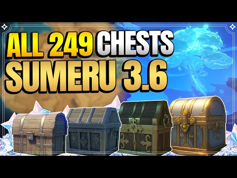 ALL Chest Locations in Sumeru Desert 3.6 | In Depth Follow Along |【Genshin Impact】
