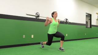 303. Barbell Forward Lunge