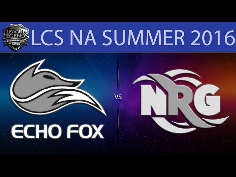[LoL Highlights] FOX vs NRG Game 1 | LCS NA Summer 2016 (03.06.2016) - Echo Fox vs NRG eSports