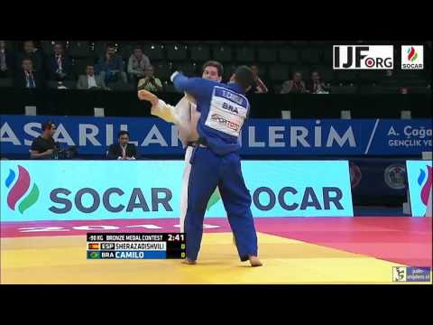 Judo 2016 Grand Prix Samsun: Sherazadishvili (ESP) - Camilo (BRA) [-90kg] bronze