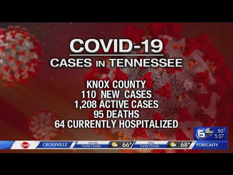 Coronavirus in Tennessee: Knox County reports 2 new deaths, 110 new cases