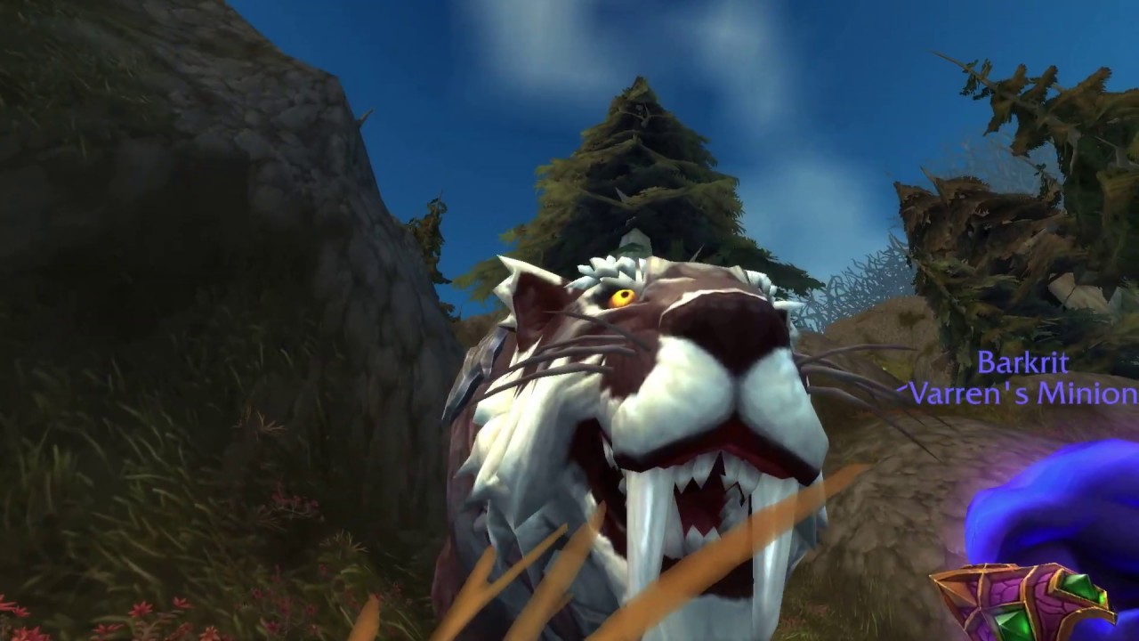 Captured Umber Nightsaber WoW Mount