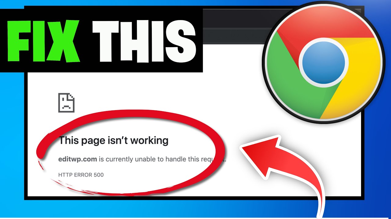 How To Fix 500 Internal Server Error in Google Chrome - NEW 2025