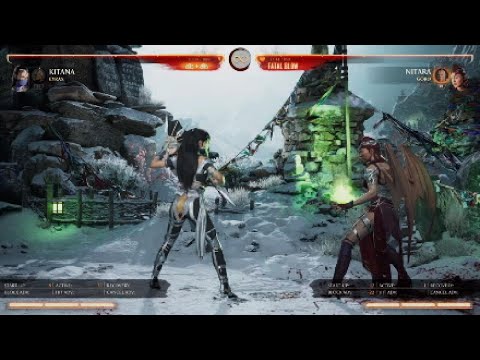 MK1 KITANA Cyrax Cameo Showcase!