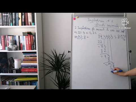 Impartirea fracțiilor zecimale