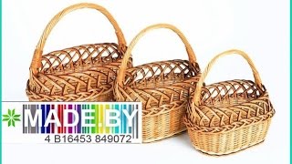 Изготовление корзин из лозы. MADE.BY