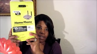 Straight Talk Wireless Home Phone No- Contract Replacement for your Landline phone