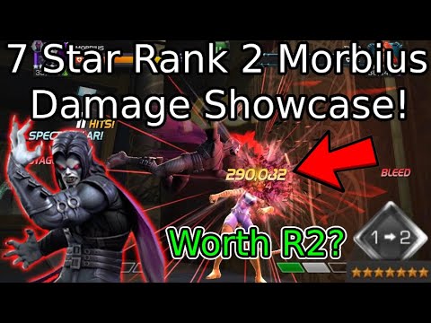 Is Morbius Worth The Rank 2? Rank 2 Damage Showcase! | Marvel Contest Of Champions