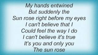 Lisa Ekdahl - Sun Rose Lyrics