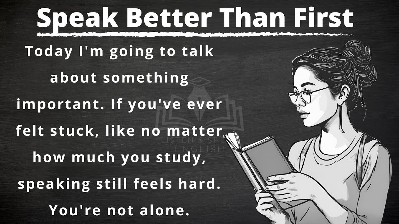 Speak better than first 🔥 English Speaking Practice || Improve Your English || Graded Reader