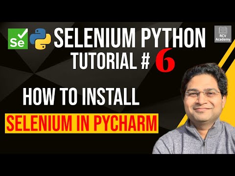Selenium Python Tutorial 6 How to Install Selenium in Pycharm