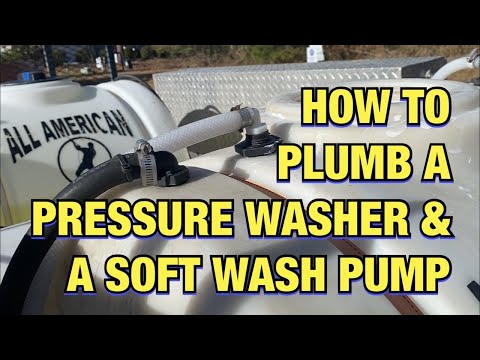How to Plumb a Pressure Washing Trailer & Soft Wash Setup