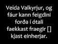 Týr - Valkyrjan lyrics