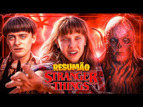 STRANGER THINGS — O Maior Sucesso da Netflix (AS 4 TEMPORADAS): A História em 1 Vídeo!