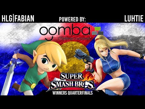Smash 4: Powered by Oomba - HLG|Fabian (Toon Link, Mewtwo) Vs. Luhtie (ZSS) - Winners Quarterfinals