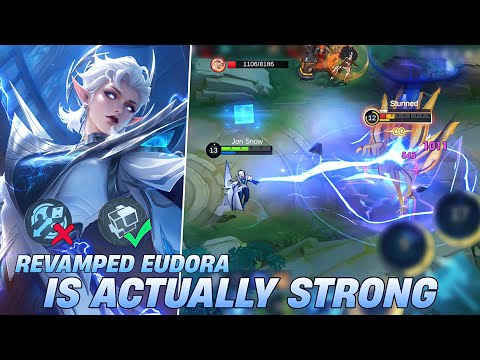 HOW TO PLAY REVAMP EUDORA EFFECTIVELY IN HIGH RANK? - BEST BUILD & EMBLEM, BEST SPELL GUIDE