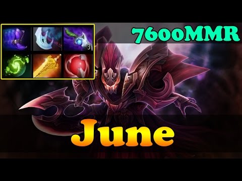 Dota 2 - June 7600 MMR Plays Spectre Vol 1 - Ranked Match Gameplay!