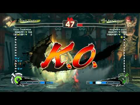 SSF4 AE 2012: Kiryu Tsukimiya (Guy) vs mugiwara purin (Evil Ryu) - Xbox Live Ranked Match