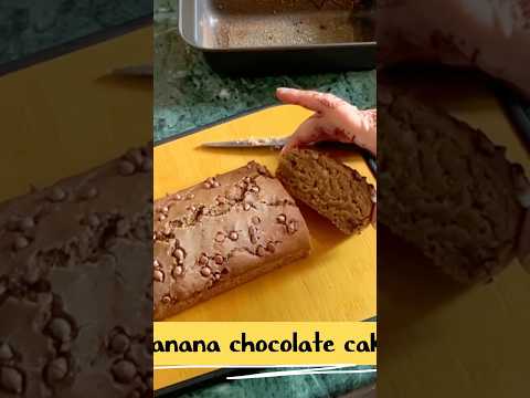 “Bring festive vibes to your tea time with this Banana Chocolate Cake ✨Soft, moist full of flavour