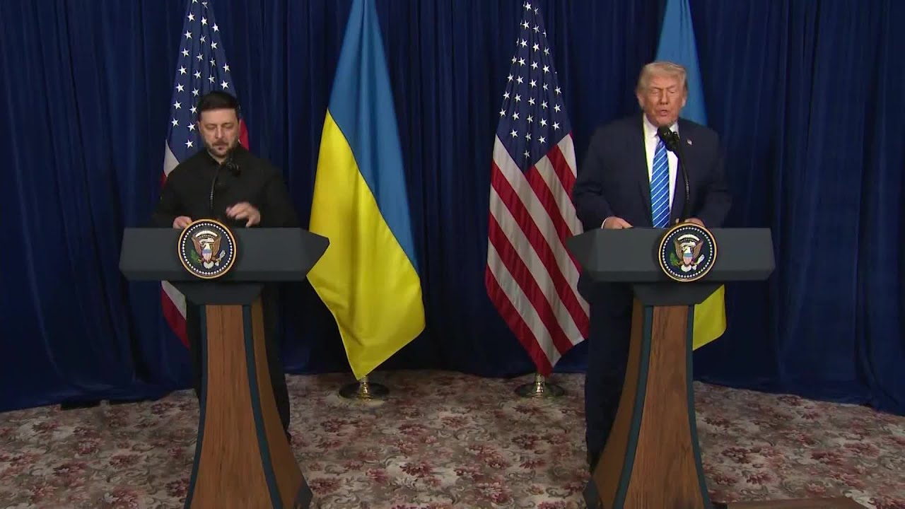 Trump and Zelenskiy Hold News Conference Following Talks: Full Remarks