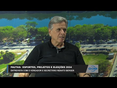 Vereador e Secretário Renato Berger fala de esportes, projetos e Eleições 09 03 2023
