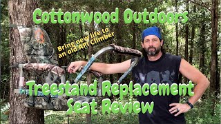 Cottonwood Outdoors Treestand Resurrection replacement seat - New life to API treestand - review