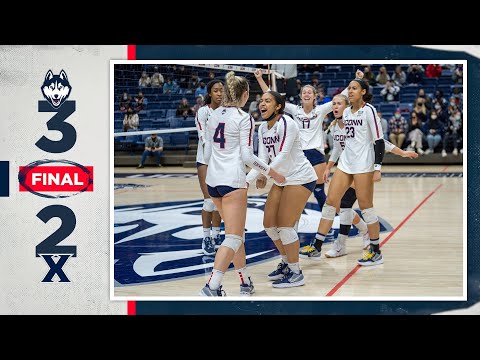 UConn Volleyball vs. Xavier Highlights