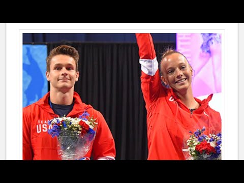 Training with Olympic Trampolinists