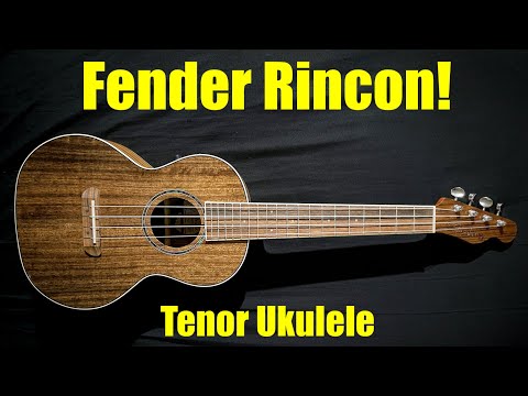 Fender Rincon Tenor Ukulele 2017 - Present - Natural image 7