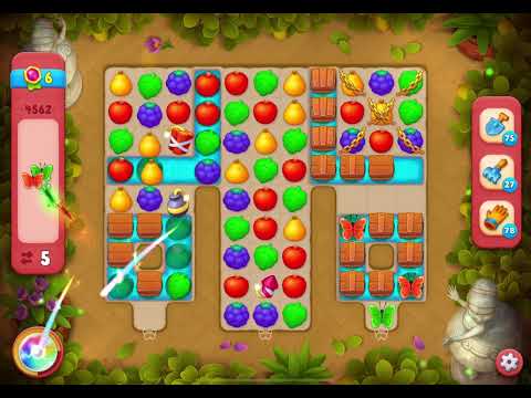 GardenScapes Level 4562 no boosters (14 moves)