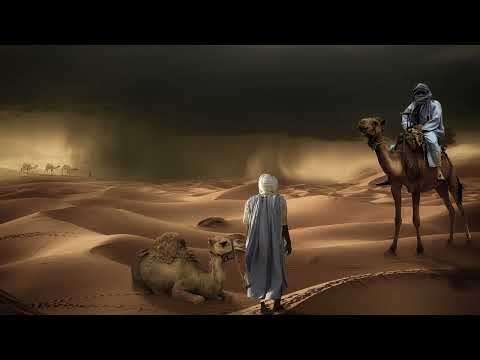 HOWLING DESERT WIND.THE QUIET SOUNDS OF THE HOWLING WIND IN THE MYSTERIOUS DESERT.