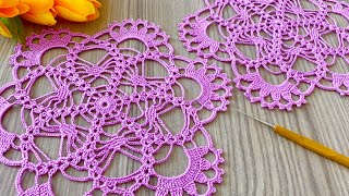🌟Incredible Beautiful Crochet Motif Pattern❗️Step by Step Tutorial for Beginners