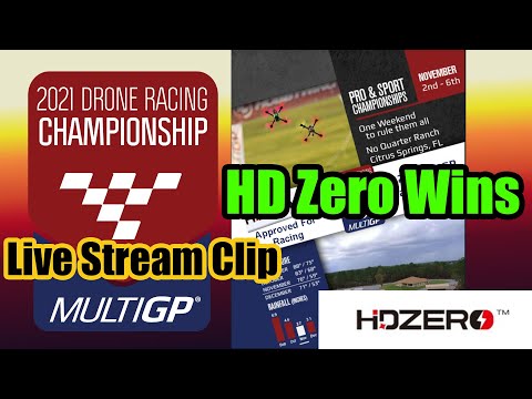 MultiGP Winner Using HD Zero Digital FPV - Live Stream Clip