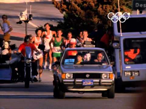 Carlos Lopes Comes Back To Win Marathon Gold - Los Angeles 1984 Olympics