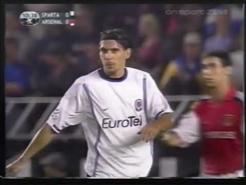 Sparta Prague 0-1 Arsenal Season 2000-01 1st half Full Match Champions League