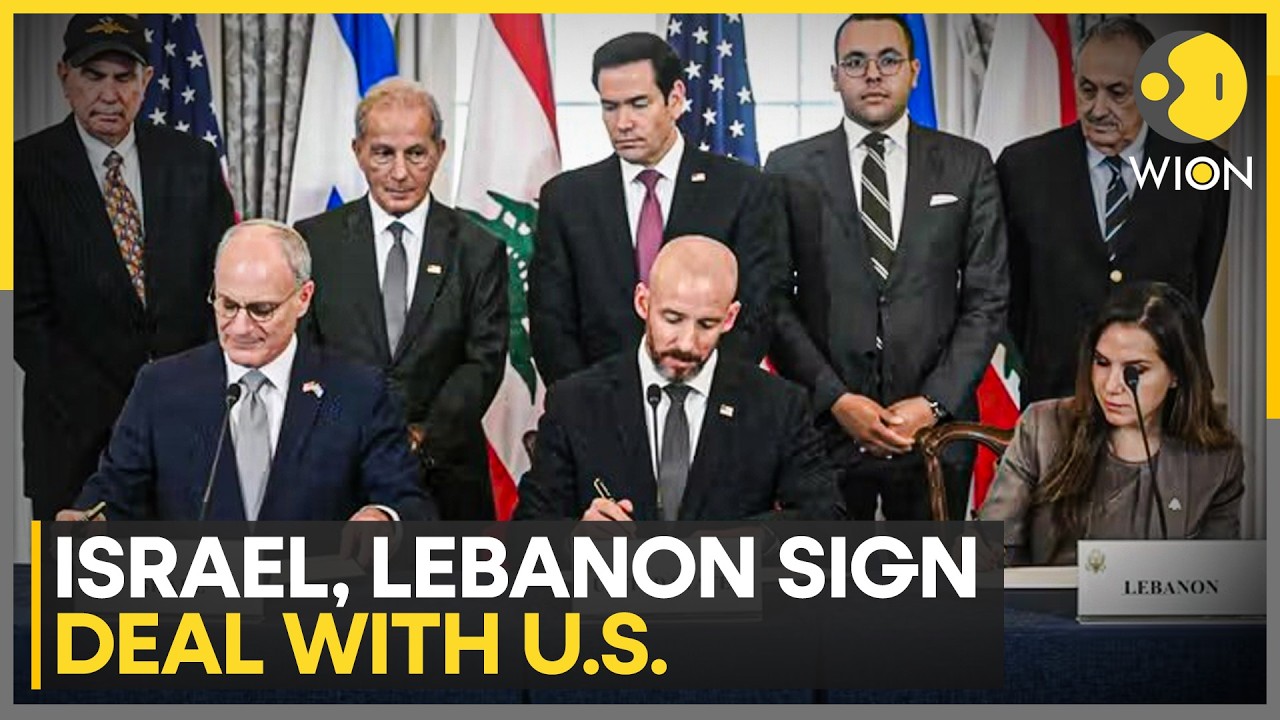 Israeli, Lebanese Envoys Sign Deal at US State Department | WION
