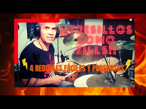 Tresillos como fills - 4 Redobles  fáciles y poderosos